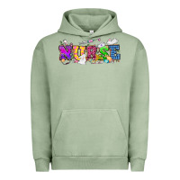 Pigment Oil Green Easter nurse Easter Day Urban Hoodie - HowdyJamesFarm