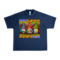 Navy autism gnomes Urban Heavy Tee - AdoDesignShop