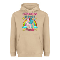 Mushroom unicorns are born in march Heavyweight Hoodie - Jasminsmagicworld