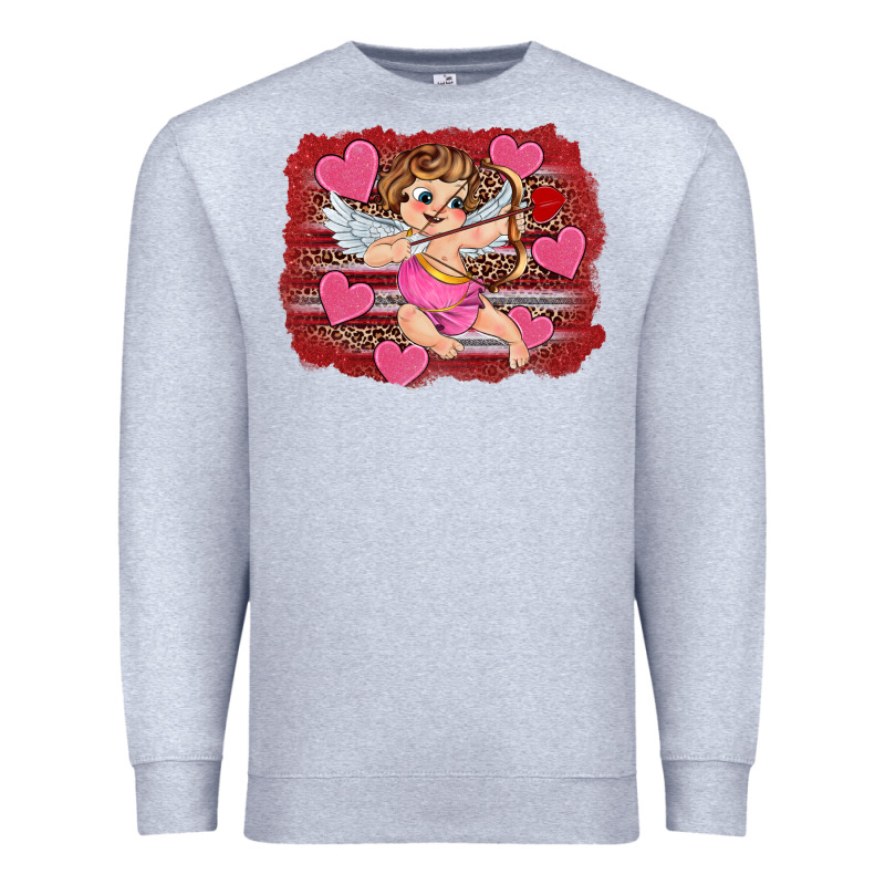 Valentine's Day Cupid Heart Premium Sweatshirt by RanaPortraitStore | Teevron