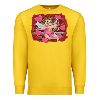 Lemon valentine's day cupid heart Premium Sweatshirt - RanaPortraitStore