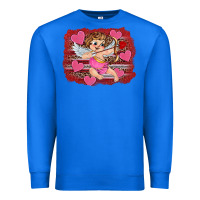 True Royal valentine's day cupid heart Premium Sweatshirt - RanaPortraitStore