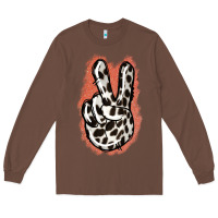 Chestnut Dalmatians Skin Peace Sign Long Sleeve Tee - Jasminsmagicworld