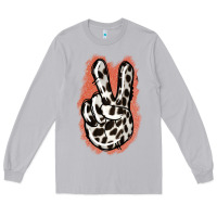 Moon Dust Dalmatians Skin Peace Sign Long Sleeve Tee - Jasminsmagicworld