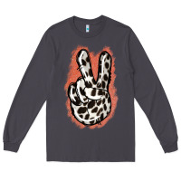 Smoke Dalmatians Skin Peace Sign Long Sleeve Tee - Jasminsmagicworld