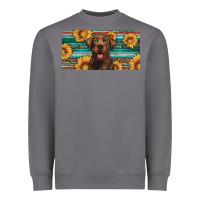 Storm western chocolate labrador license plate Heavyweight Sweatshirt - Artiststas