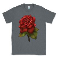 Charcoal Heather Oklahoma Rose Illustrations Classic Tee - LillyAllenDesigns