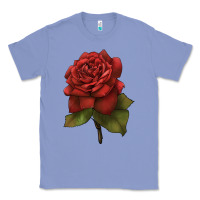 Colony Blue Oklahoma Rose Illustrations Classic Tee - LillyAllenDesigns