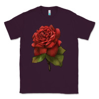 Plum Oklahoma Rose Illustrations Classic Tee - LillyAllenDesigns
