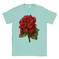 Seafoam Oklahoma Rose Illustrations Classic Tee - LillyAllenDesigns