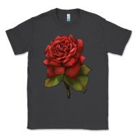 Smoke Oklahoma Rose Illustrations Classic Tee - LillyAllenDesigns