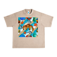 French Oak sea animals Urban Heavy Tee - BundleAndBundleShop