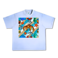 Grape Ice sea animals Urban Heavy Tee - BundleAndBundleShop