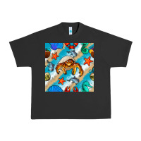 Pigment Black sea animals Urban Heavy Tee - BundleAndBundleShop