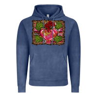 Vintage Denim Western Background Valentine's Day Vintage Hoodie - RanaPortraitStore