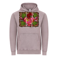 Vintage Zinc Western Background Valentine's Day Vintage Hoodie - RanaPortraitStore