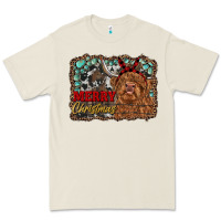 Bone merry christmas highland cow Premium Tee - RanaPortraitStore