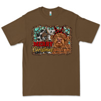 Cacao merry christmas highland cow Premium Tee - RanaPortraitStore