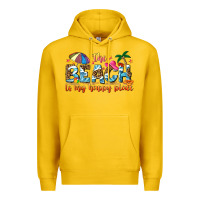 Lemon the beach is my happy place Premium Hoodie - NancyCooperArtShop