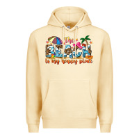 Pina Colada the beach is my happy place Premium Hoodie - NancyCooperArtShop