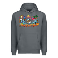 Rock the beach is my happy place Premium Hoodie - NancyCooperArtShop