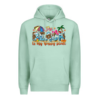 Seafoam the beach is my happy place Premium Hoodie - NancyCooperArtShop
