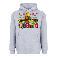 Heather Grey Cuanto my fourth mexican birthday Heavyweight Hoodie - Jasminsmagicworld