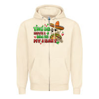 Sandshell baby its cold outside skeleton Zipper Hoodie - MaliasSmallBusiness