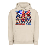 Pigment French Oak America y'all with gnomies Urban Hoodie - HowdyJamesFarm