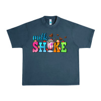 Midnight Navy milk shake with chocolate heart Urban Heavy Tee - AdoDesignShop