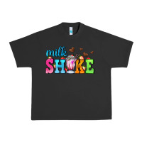 Pigment Black milk shake with chocolate heart Urban Heavy Tee - AdoDesignShop