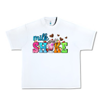 White milk shake with chocolate heart Urban Heavy Tee - AdoDesignShop