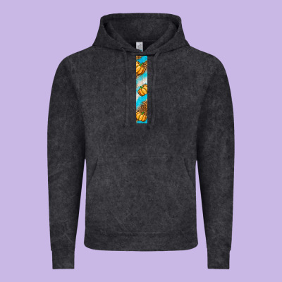 Fall Pumpkin Vintage Hoodie Designed By Bundleandbundleshop