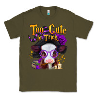 Army Green too cute to trick halloween baby calf Classic Tee - Jasminsmagicworld