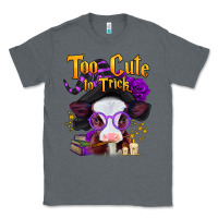 Charcoal Heather too cute to trick halloween baby calf Classic Tee - Jasminsmagicworld