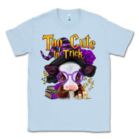 Dusty Blue too cute to trick halloween baby calf Classic Tee - Jasminsmagicworld