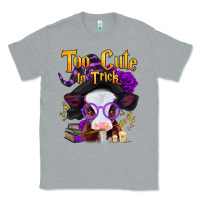 Heather Grey too cute to trick halloween baby calf Classic Tee - Jasminsmagicworld