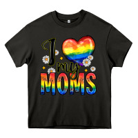 Asphalt i love my moms Heavy Core Tee - Zillion Design Studio