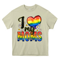 Mossy i love my moms Heavy Core Tee - Zillion Design Studio