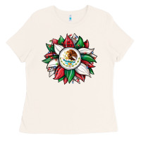 Christmas Sunflower Mexican Flag Ladies Tee | Teevron