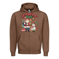 Chestnut howdy hos Zipper Hoodie - MaliasSmallBusiness