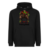 Black christmas merry mama Heavyweight Hoodie - Jasminsmagicworld