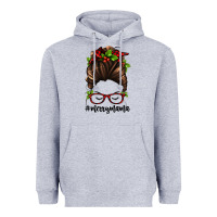 Heather Grey christmas merry mama Heavyweight Hoodie - Jasminsmagicworld