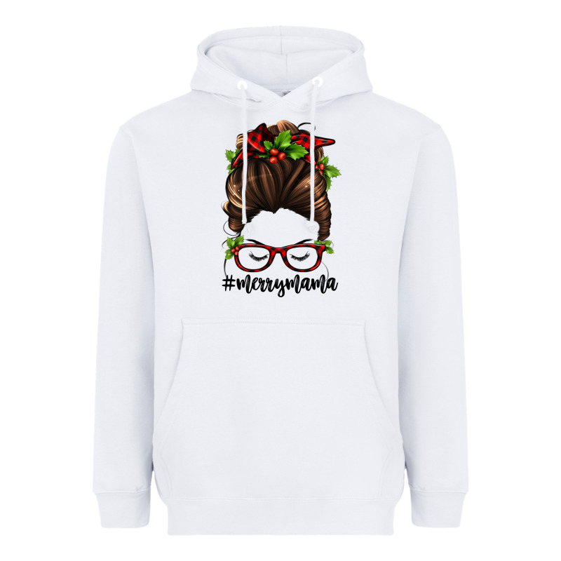 Christmas Merry Mama Heavyweight Hoodie by Jasminsmagicworld | Teevron