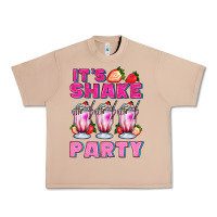 Burro its shake party with milkshake Urban Heavy Tee - AdoDesignShop