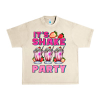 Sandshell its shake party with milkshake Urban Heavy Tee - AdoDesignShop