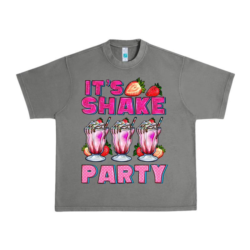 Its Shake Party With Milkshake Urban Heavy Tee by AdoDesignShop | Teevron
