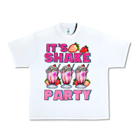 White its shake party with milkshake Urban Heavy Tee - AdoDesignShop