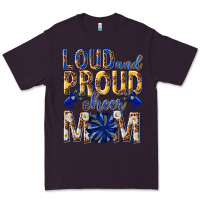 Plum loud and proud cheer mom Premium Tee - texasbilliewilder