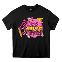 Black little miss 6th grade Heavy Core Tee - texasbilliewilder